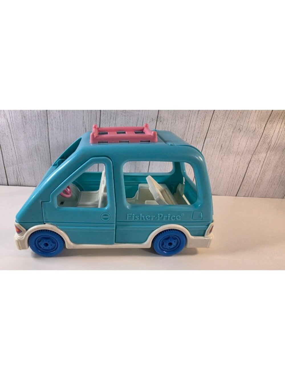 VTG 1993 FISHER PRICE LOVING FAMILY DREAM DOLLHOUSE SUV MINIVAN VAN CAR VEHICLE